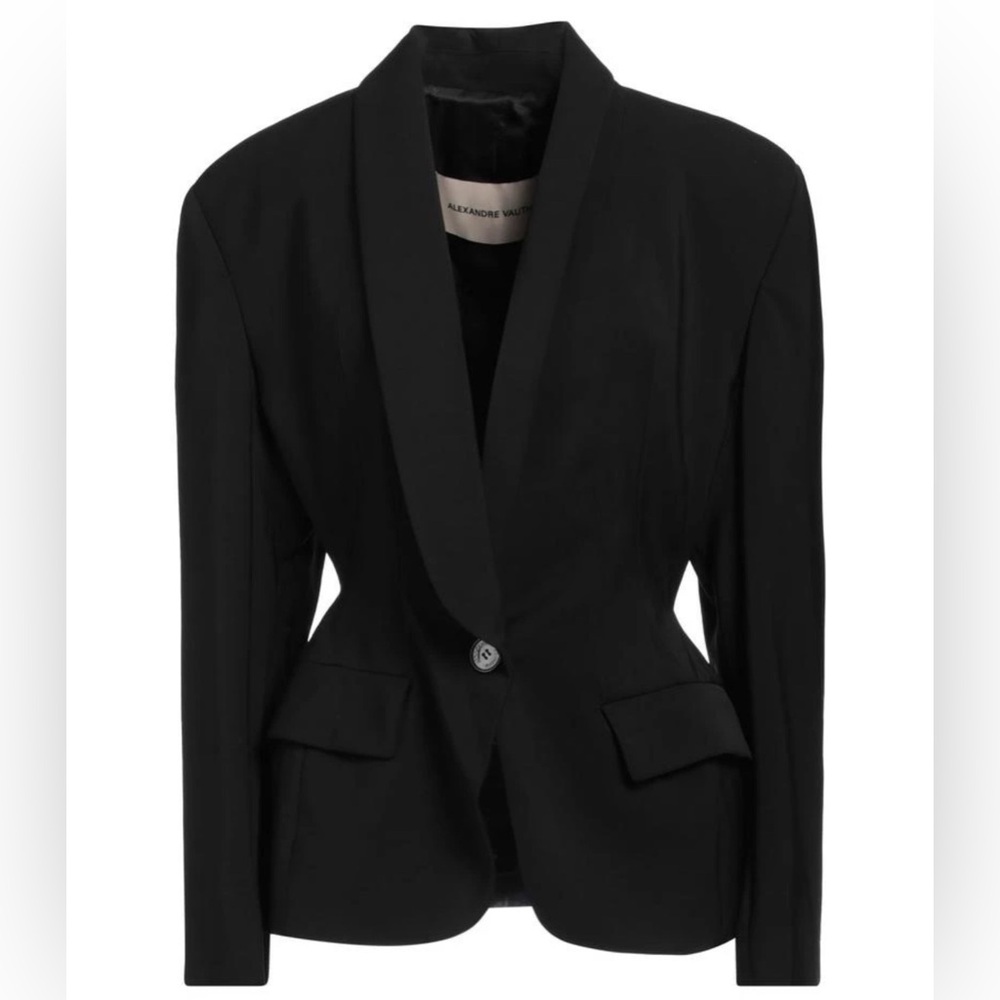 Alexandre Vauthier Black Blazer high end designer brand